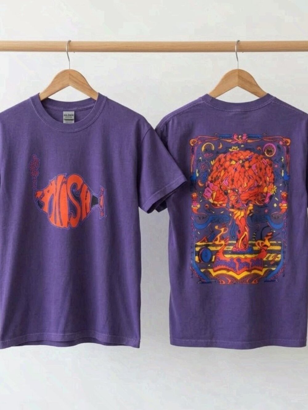 Phish What's Going Through Your Mind Double Sided Graphic T-Shirt Reprint